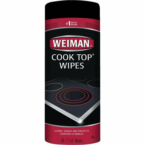 Weiman 7 In. x 8 In. Cook Top Cleaning Wipe, 30PK 90